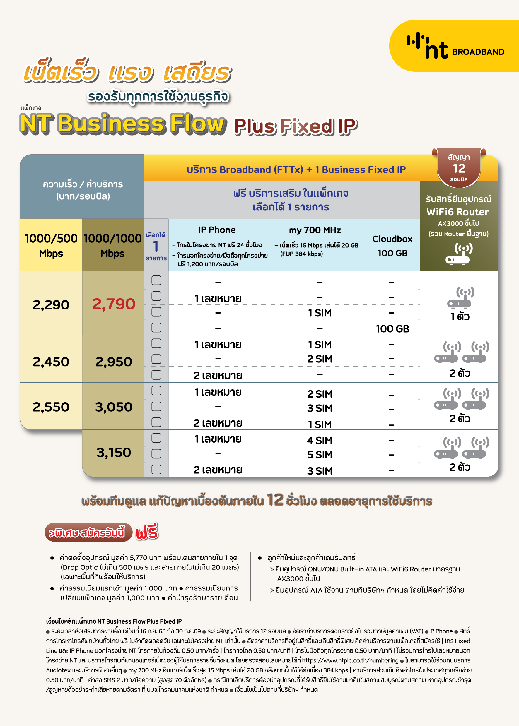 NT Business Flow Plus Fixed IP — รูปที่ 2