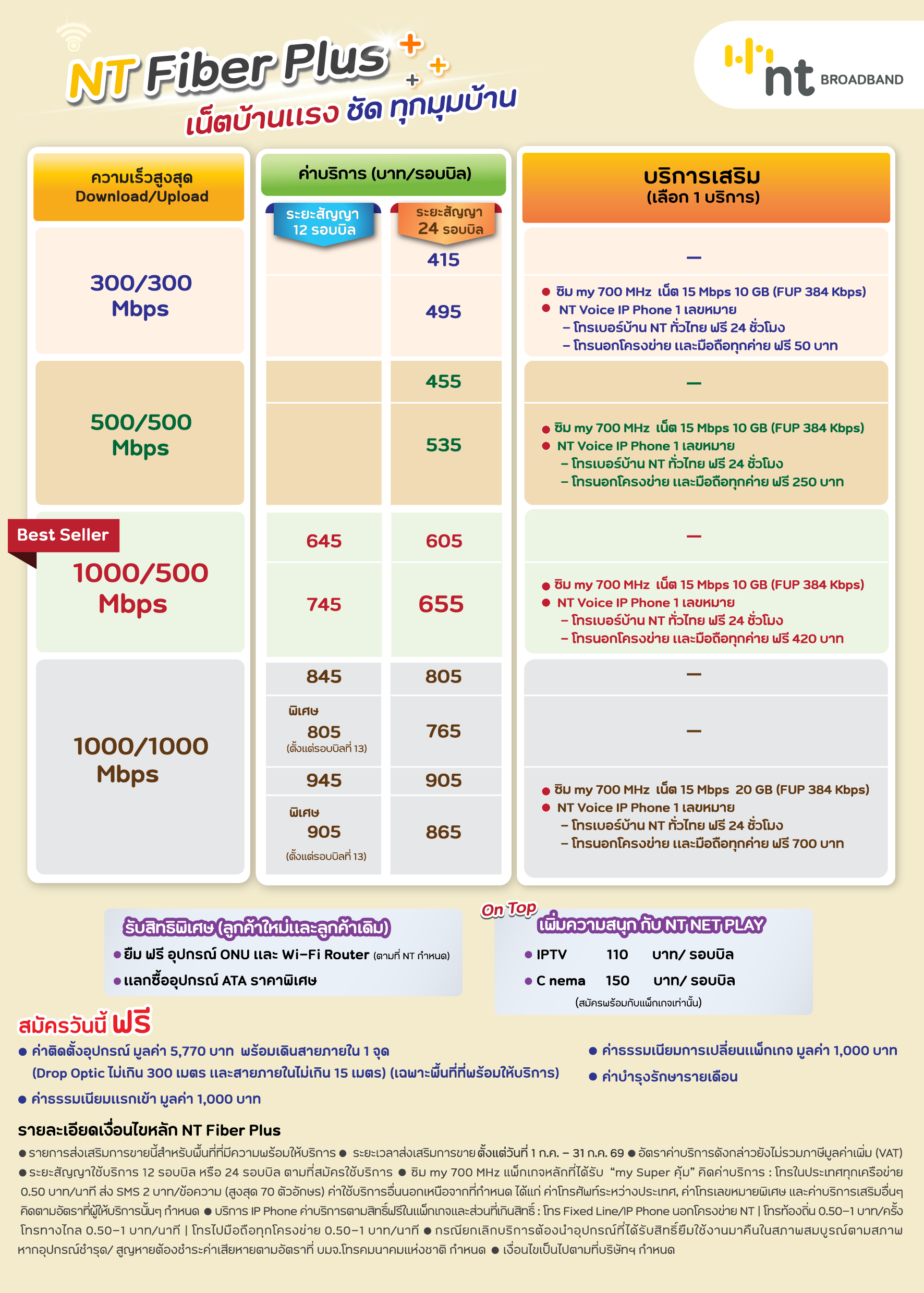 NT Fiber Plus — รูปที่ 2